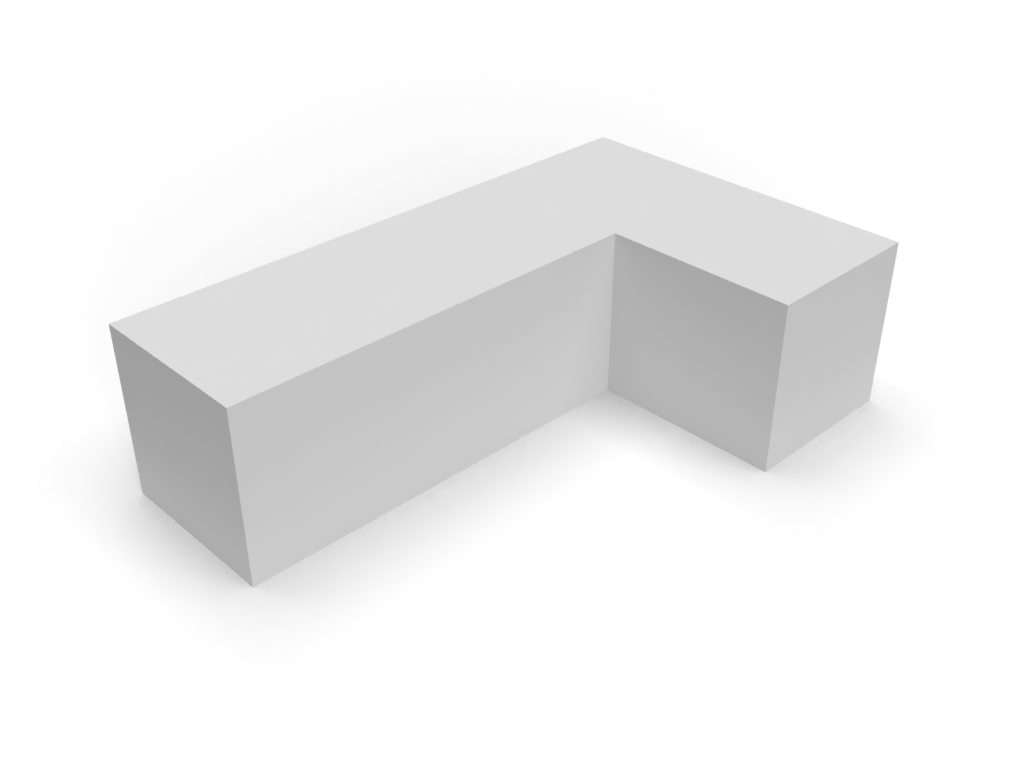 Housse de protection cuisine extérieure quadrilatère rectangle en L