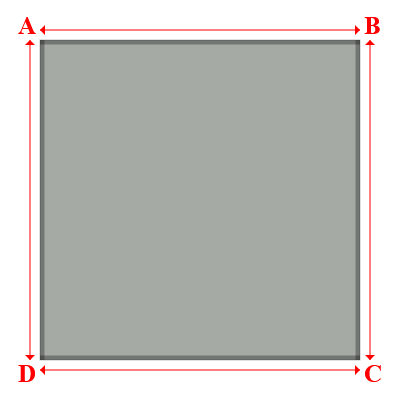 Bâche Rectangle en Protect 670 : La référence en matière de protection étanche Gris clair RAL 7038 - 3.55x3.55m