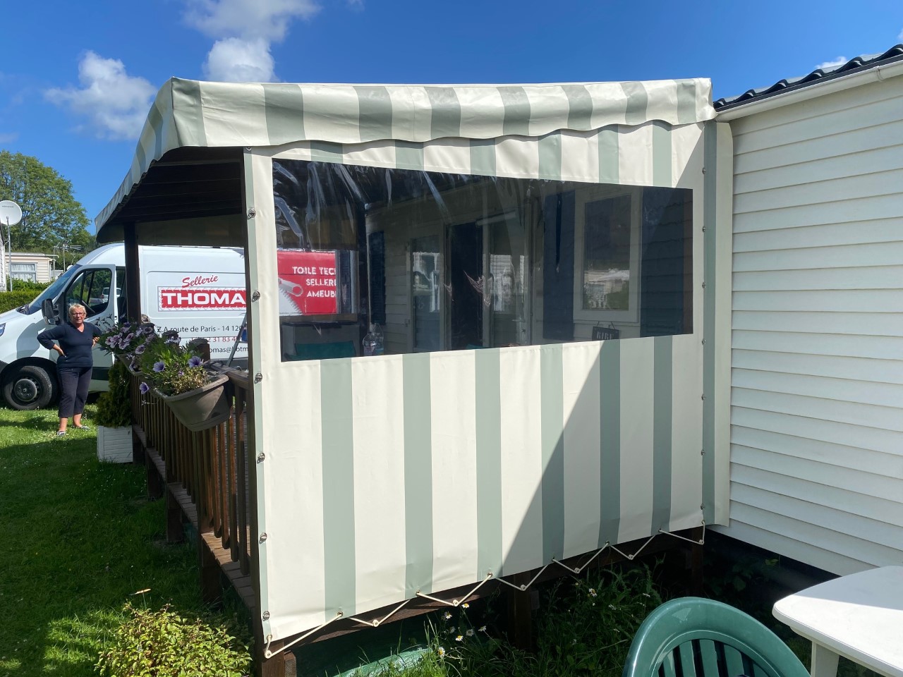 Nos réalisations de toiles de mobile home (photo 6 sur 6)
